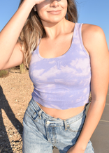 Load image into Gallery viewer, Vintage Hand-Dyed Cropped Tank Top
