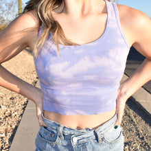 Load image into Gallery viewer, Vintage Hand-Dyed Cropped Tank Top
