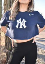 Load image into Gallery viewer, Reworked Rhinestone Yankee&#39;s Shirt
